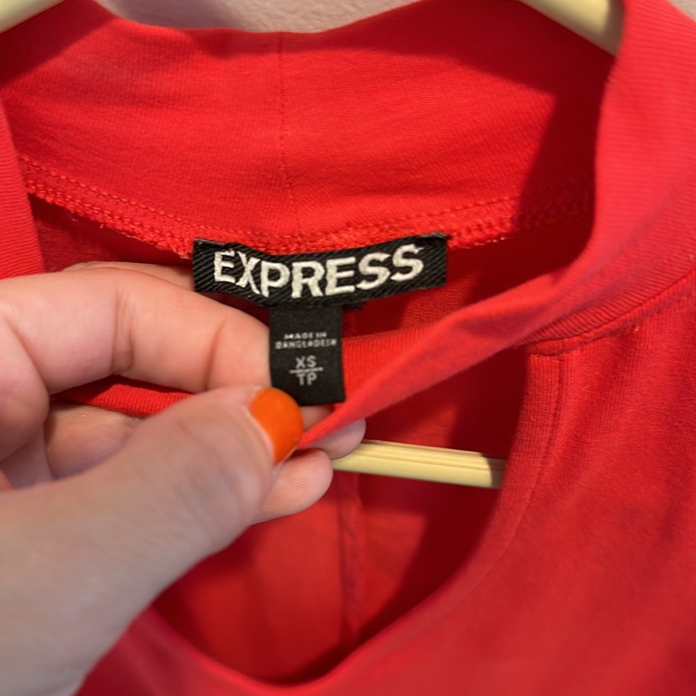 Coral dress from Express - Picture 2 of 2
